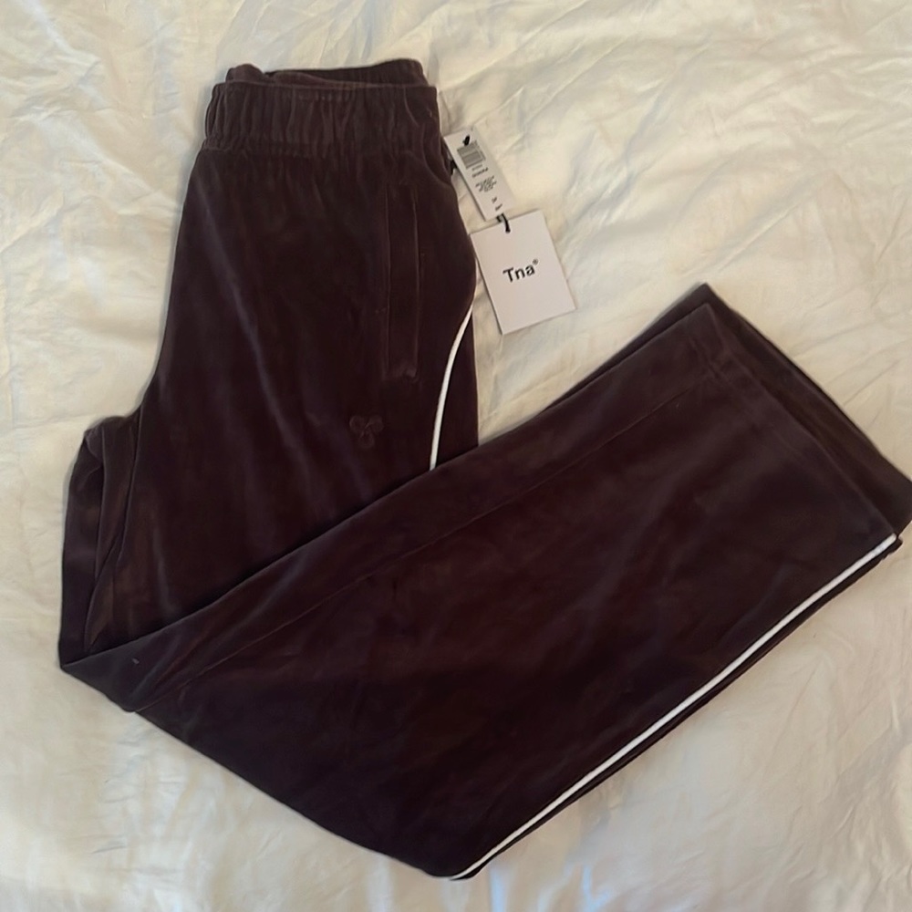 Aritzia Tna Quadra Pants velour Sweatpants